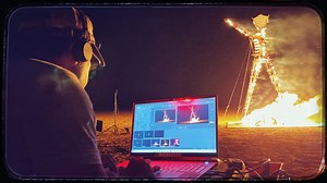 The Burning Man webcam gives a bird's-eye view of the art