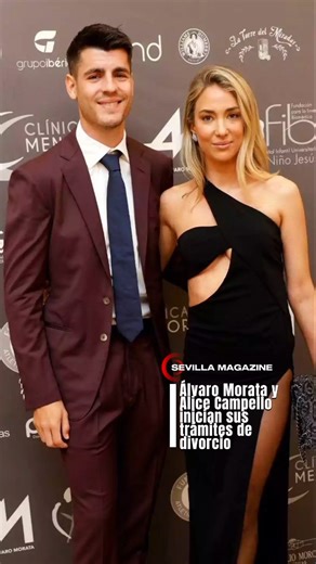 Sevilla Magazine on Instagram: "#NOTICIA Ha sido una exclusiva del periodista Pedro Jota en el programa "En todas las salsas" y en ella se apunta a que Álvaro Morata y Alice Campello han iniciado sus trámites de divorcio. Después de varias idas y venidas e intentos fracasados de unión, el matrimonio daría por finalizada su relación, siendo parece ser Alice la que más está sufriendo ya que el futbolista tendría más clara la separación... #alicecampello #alvaromorata #sevillamagazine #actualidad"
