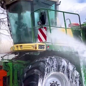 1.1M views · 10K reactions | Deep cleaning a giant corn harvester | Crafty Panda | Facebook