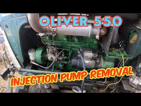 Pulling the Injection Pump 550 Oliver of sadness