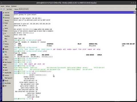 #Mikrotik basic configs with CLI(SSH/TERMINAL)