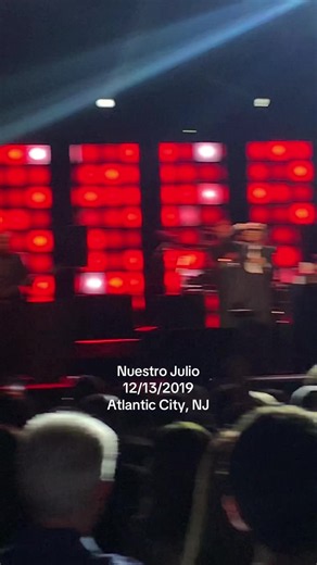 Julio Iglesias concierto Atlantic City 13 de Dic 2019