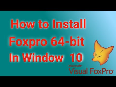 How to Install Fox Pro 64-bit in Window 10 || Subscribe Mandal Rakesh Tech