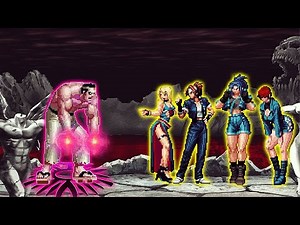 [KOF Mugen] Orochi Goro Daimon Vs Yellow Shine Girl Team