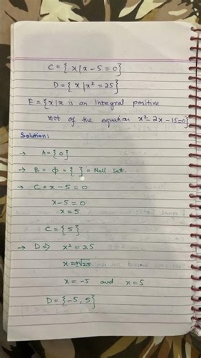 Empty sets and equal sets | Set Theory full notes higher math | #fyp