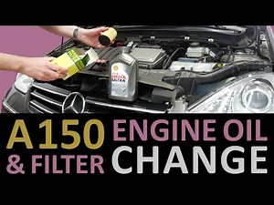 Mercedes A-Class A150 (W169) ENGINE OIL & Oil Filter Change
