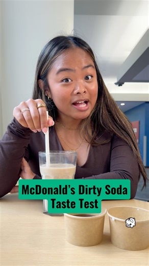 CBC Street Cents | Taste testing the viral McDonald’s dirty soda hack, with Diet Coke and vanilla pump and cream 🥤 #TasteTest #DIY #Soda #Pop #DirtySoda... | Instagram