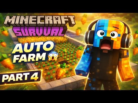 I Built an Automatic Crop 🌾Farm in Minecraft Survival 😱 (Part 4)|Season-2