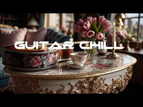Spring Cafe Acoustic Guitar Instrumental Focus Music ~ Calm Acoustic Guitar Coffeehouse New