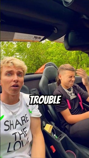 Baby Gronk got ARRESTED in my SUPERCAR!! 😱
