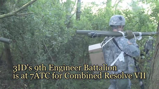 6.1K views · 124 reactions | Today, the 1st Armored Brigade Combat Team, 3rd Infantry Division's 9th Engineer Battalion took part in the Combined Arms Live Fire Exercise at 7th Army Training Command for #CombinedResolve VII. Learn more about CbRVII at www.eur.army.mil/7atc/CombinedResolve.html. #Bangalore #StrongEurope #RAF #CALFEX | 7th Army Training Command | Facebook