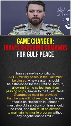 Iran’s Ceasefire Demands Shock the World 😳