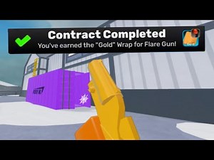 I UNLOCKED GOLD WRAP For THE FLARE GUN (Roblox Rivals)
