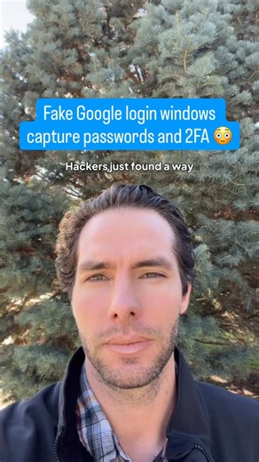 Truman Kain on Instagram: "Browser in the Browser or BITB attacks are getting more popular. This allows the attacker to show you what looks like a legitimate popup windows that can capture email, password and even 2FA codes. If you’re recently logged into Google and you see a popup asking you to log in again, that’s a red flag. When it doubt, try to drag the window off the page!"