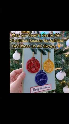 Quilled Christmas Card #diy #quillingart #quilling #art #papercraft #quilling #diycard #trending