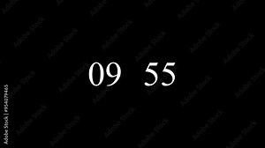 new 10 minute countdown to zero animation hd 4k