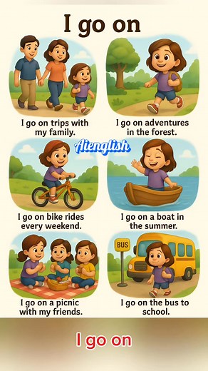 I go on #englishgrammar #englishlearning | AI English