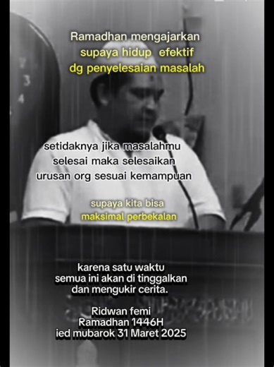 Tdk ada jaminan tahun depan bertemu Ramadhan lagi. #iedmubarak #lebaran