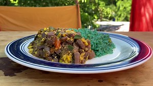 Jamaican Master Chef's Chicken Punch Recipe with Ackee n Banana Tree!