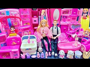 12 Minutes Satisfying with Unboxing Cute Princess House & Cozy Bedroom Collection Toys Review | ASMR