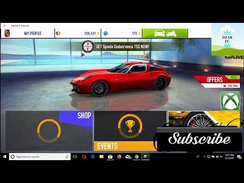 HOW TO INSTALL ASPHALT 8 ON ANY PC (with system requirement)by dear pc 1999