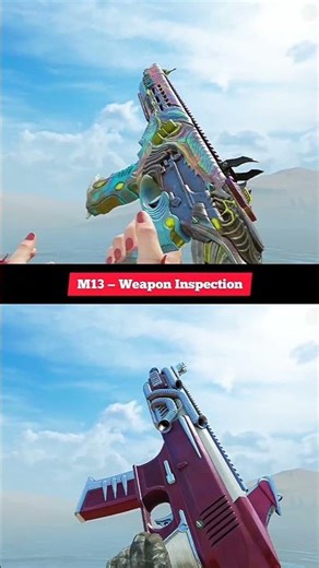 M13 [Chromatic Hivemind] 🧬 vs M13 [Chrome Cruiser] ⚙️ | Epic Assault Rifle Comparison | COD Mobile