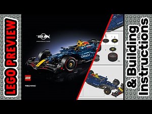 PREVIEW: 42206, LEGO Technic, Oracle Red Bull Racing RB20 F1 Car & Building Instructions! LEGO 2025