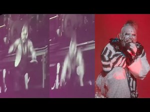 Mudvayne's Chad Gray Falls Off Stage While Singing 'Not Falling'