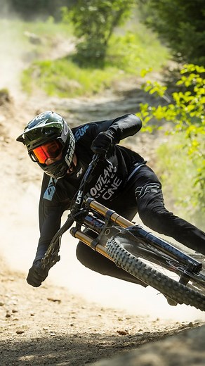 5.6K views · 22 reactions | Jake moving the new Aluminum Bar around in the bike park before heading over to Europe and racing the first chunk of the DH season on it 蘭蘭. ⁠ #worklessridemore #getoneup #mtb #aluminumbar | OneUp Components | Facebook