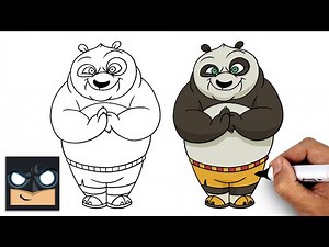 How to Draw Po | Kung Fu Panda