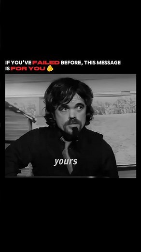 Fail Again. Fail Better. | Peter Dinklage Motivation 🔥| This Quote Will Change How You See Failure 🫵