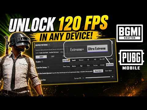 How to unlock 120 fps in BGMI/pubg mobile | Unlock Real 120 FPS