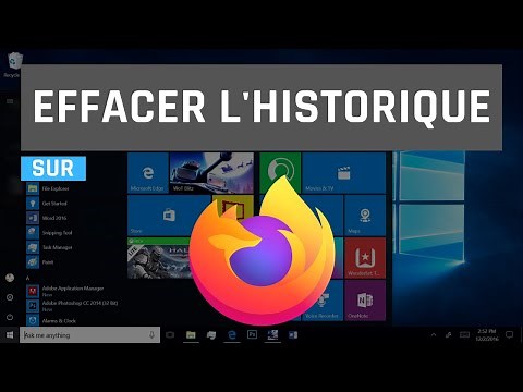 Comment effacer l'historique de navigation sur Firefox