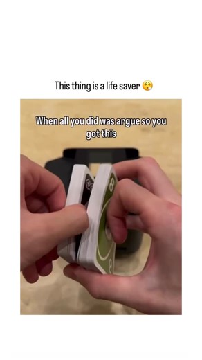 👁️ 👁️ | - The post showcases a 10-second video of a compact automatic UNO card shuffler and dealer in action, captioned “This thing is a life saver... | Instagram