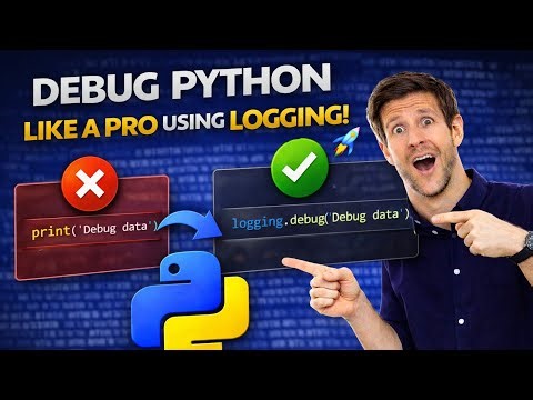 #48 Debug Python Like a Pro Using Logging! 🚀 #Debugging