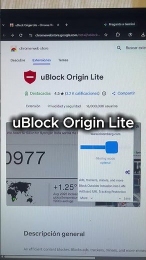 Cómo sacar los anuncios de YouTube en Chrome gratis (uBlock Origin) #extension #adblock #argentina