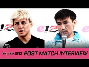 鈴木千裕 vs. カルシャガ・ダウトベック / 試合後インタビュー RIZIN.50