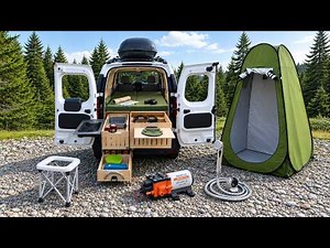 My Renault Kangoo Camper Van Setup | Toilet and Shower System (Part 2)
