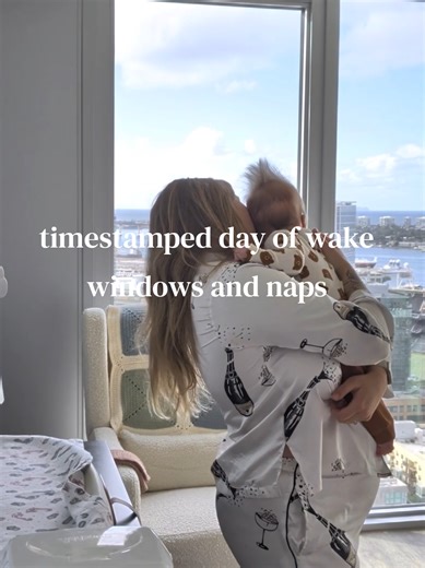 a full timestamped day of wake windows and naps at 3 months old ⏰😴 #wakewindows #firsttimemom #postpartum #3monthsold #mom