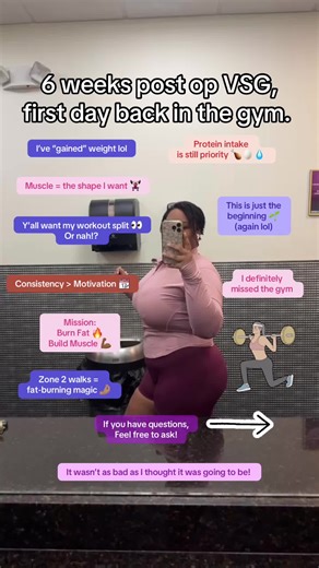 6 Weeks Post-Op VSG: Back in the Gym and Sharing Tips