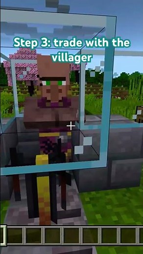 How to get bottles o’ enchanting in Minecraft #shorts #minecraft #minecrafttutorial