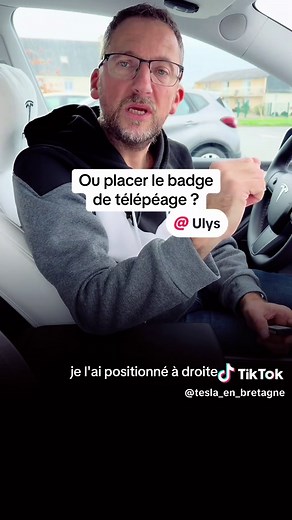 Comment installer le badge télépéage sur une Tesla ?