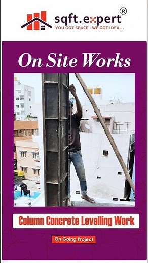 How to Do Column Concrete Levelling | sqft.expert