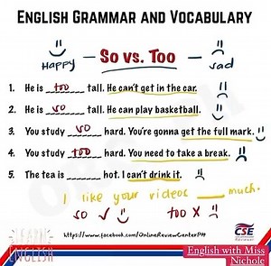 2.1K views · 77 reactions | SO VS. TOO English Grammar and Vocabulary Civil Service Exam Final Coaching (Intensive Zoom Review) is now open with limited slots. Don’t miss out on securing your spot. Please message us for full details! #PasadoSaMarsoCSE2025 | ORC Online Review PH | Facebook