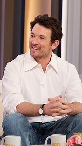 The Drew Barrymore Show on Instagram: "@eternitymov star Miles Teller on his false starts while trying to date his wife. Tune in Tuesday for more!"