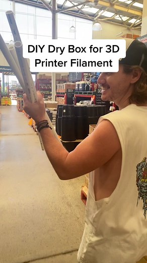 DIY Dry Box for 3D Printer Filament Maintenance