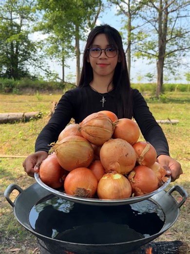 Cooking yummy deep fried onion crispy fry recipe