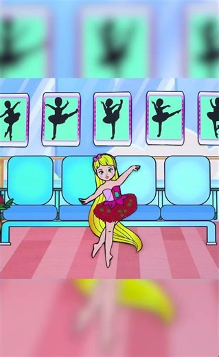 Rapunzel's Ballet Costume Choices #shorts