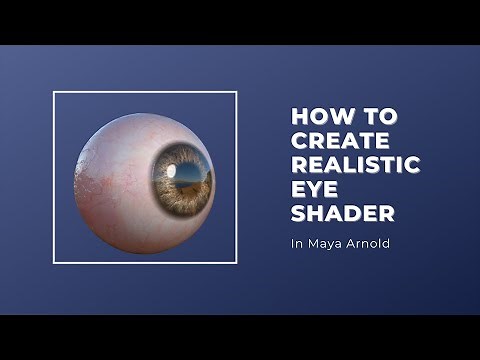 Maya Tutorial : How To Create Realistic Eye Shader | Maya (Arnold) |