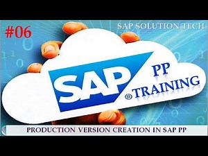How to create production version in SAP || C223 || Production Versio | SAP